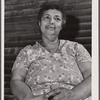Tourist house, Truro. Portuguese woman from the Cape Verde Islands, wife of the disabled fisherman and railroad worker, now rents rooms to and boards tourists. Truro, Massachusetts.