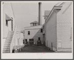 One of the few fish freezers still in operation. Provincetown, Massachusetts.