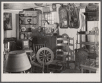 Antique shop in old barn near Canaan, Connecticut.