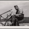 Farmer on harvester. Near Middletown, Maryland.