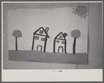 Drawing in grade school, Reedsville, West Virginia.