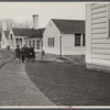 Children leaving grade school at Reedsville, West Virginia.