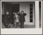 Children leaving grade school at 2.30 p.m., Reedsville, West Virginia.