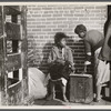 Awaiting registration in the camp for Negro flood refugees at Forrest City, Arkansas.