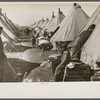 A street of tents in the camp for flood refugees at Forrest City, Arkansas.