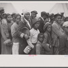 Flood refugees lined up and waiting for food at Marianna, Arkansas, refugee camp.
