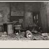 Interior of house demolished by flood of 1937, Smithland, Kentucky.