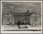 Hodgson houses and homesteader at Arthurdale project. Reedsville, West Virginia.