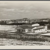 View of gymnasium and recreational center. Arthurdale project, Reedsville, West Virginia.