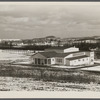 View of gymnasium and recreational center. Arthurdale project, Reedsville, West Virginia.