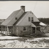 One of the third group of houses constructed by the Resettlement Administration at the Arthurdale project. Reedsville, West Virginia.