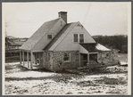 One of the third group of houses constructed by the Resettlement Administration at the Arthurdale project. Reedsville, West Virginia.