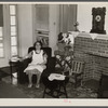 Interior of homestead on the Arthurdale project. Reedsville, West Virginia.