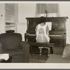 Homesteader's living room, Arthurdale project. Reedsville, West Virginia.