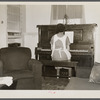 Homesteader's living room, Arthurdale project. Reedsville, West Virginia.