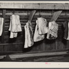 A homesteader's supply of pork, butchered and cured by himself on the Arthurdale project. Reedsville, West Virginia.