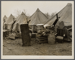 Furniture brought by colored flood refugees to the camp at Forrest City, Arkansas.