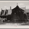 Victorian house built when the Amoskeag mills were booming. Manchester, New Hampshire.