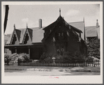 Victorian house built when the Amoskeag mills were booming. Manchester, New Hampshire.