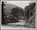 A road entering Sherburne, New Hampshire.
