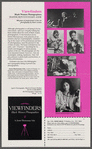Book release flyer for Viewfinders
