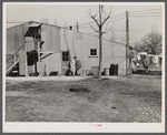 Building where trailer occupants wash clothes, shower and get water. Trailer camp on Mount Vernon Highway near Alexandria, Virginia.