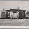 Trailers occupied by defense workers inside Alexandria, Virginia.