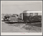 Trailers occupied by torpedo plant workers and their families. Trailer camp Alexandria, Virginia.