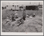 Children of defense workers playing in "their backyards." Trailer camp, Mount Vernon Highway, Alexandria, Virginia.