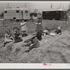 Children of defense workers playing in "their backyards." Trailer camp, Mount Vernon Highway, Alexandria, Virginia.