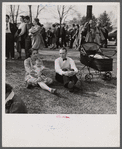 Pa Pa 'as walked holes in his shoes. Cherry Blossom Festival, Washington, D.C.