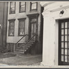 Doorway of house on Florida Avenue and 19th Street, N.W., Washington, D.C.