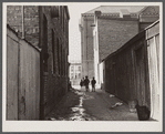 Alley near L Street, N.W. Blake School in background. Washington, D.C.