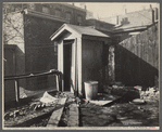 Tenement backyard and privy, Hamilton County, [Cincinnati?] Ohio.