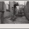 Alleyway off Van Horn Street, Hamilton County, [Cincinnati,] Ohio.