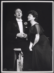 Ray Bolger and Eileen Herlie in the stage production All American