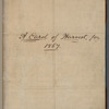 A Carol of Harvest, for 1867: autograph manuscript signed