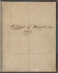 A Carol of Harvest, for 1867: autograph manuscript signed