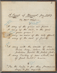 A Carol of Harvest, for 1867: autograph manuscript signed