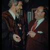 Conductor Renato Cellini with Cesare Siepi in costume for Don Carlo at the Metropolitan Opera
