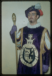 William Olvis in costume for Don Carlo at the Metropolitan Opera