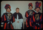 Supernumeraries during a Metropolitan Opera tour of Don Carlo