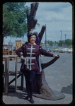 Anne Bollinger during a Metropolitan Opera tour of Don Carlo