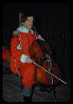 Cellist Walter Schoeffler in costume for Don Giovanni at the Metropolitan Opera
