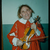 Violinist Daniel Falk during a Metropolitan Opera tour of Don Giovanni