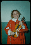Violinist Daniel Falk during a Metropolitan Opera tour of Don Giovanni