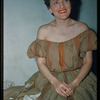 Chorus soprano Frederica Fondo during a Metropolitan Opera tour of Carmen