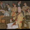 Lorenzo Alvary and chorus members during a Metropolitan Opera tour of Carmen in Bloomington, Indiana