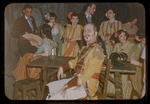 Lorenzo Alvary and chorus members during a Metropolitan Opera tour of Carmen in Bloomington, Indiana