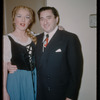 Anne Bollinger and Jan Peerce during a Metropolitan Opera tour of Carmen in Bloomington, Indiana